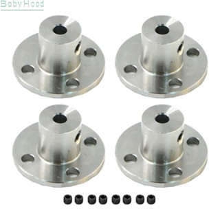 【Big Discounts】Motor Shaft Flange Coupling Set Hardened Iron Plating 4PC Pack Easy Installation#BBHOOD