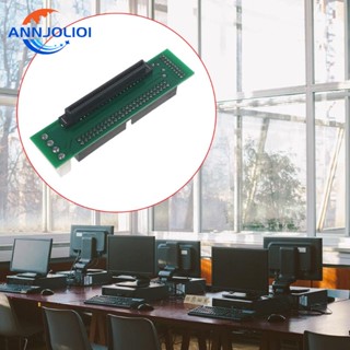 Ann อะแดปเตอร์ SCSI SCA 80-Pin เป็น 68-Pin ตัวเมีย Ultra SCSI II III LVD-SE SCSI 80p-50p