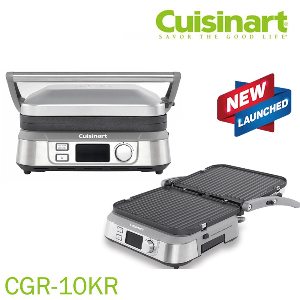 Cuisinart CGR10KR Double Side Electric Grill Oven Pan Kitchen Shopee