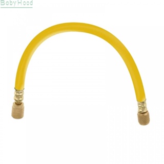 【Big Discounts】1PCS Yellow   R134A  Charge Hose 25cm Pipe Gauge Fluoride Tool Kit Auto Parts#BBHOOD