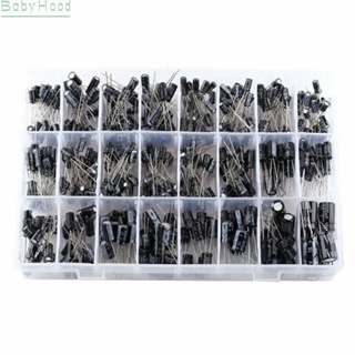 【Big Discounts】500pc Reliable Radial Electrolytic Capacitor Pack 24 Values 0 1uF 1000uF 10V 50V#BBHOOD