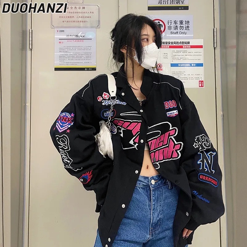 duohanzi-เสื้อแจ็กเก็ตเบสบอล-พิมพ์ลาย-สไตล์อเมริกันเรโทร-สําหรับผู้หญิง