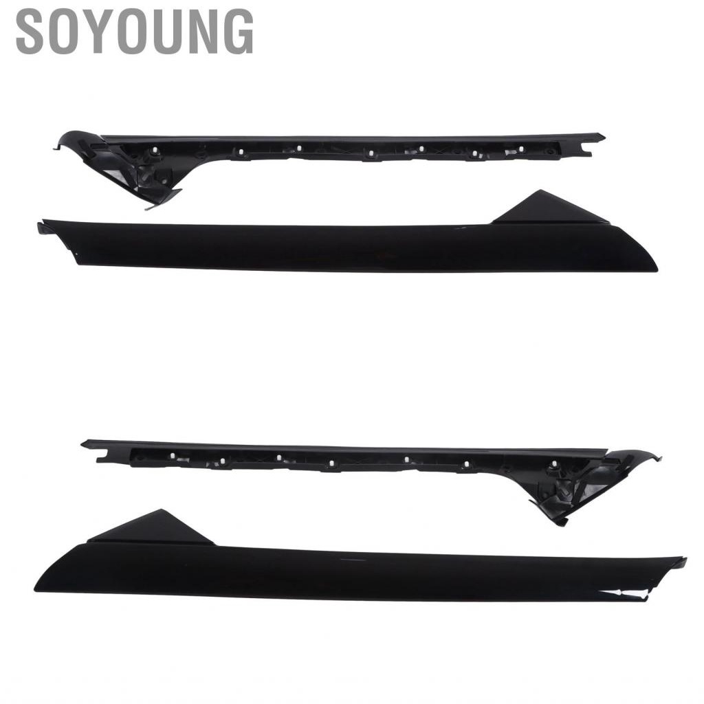 Soyoung Windshield A Pillar Trim BB5Z7803137AB Gloss Black Simple