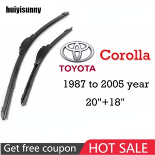 Hys ใบปัดน้ําฝน คุณภาพสูง สําหรับ Toyota Corolla 1987 -2005 1 คู่