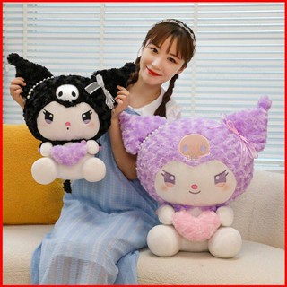 SANRIO หมอนตุ๊กตานุ่ม รูปการ์ตูนซานริโอ้คุโรมิน่ารัก ขนาด 60 ซม. เหมาะกับของขวัญ สําหรับตกแต่งบ้าน