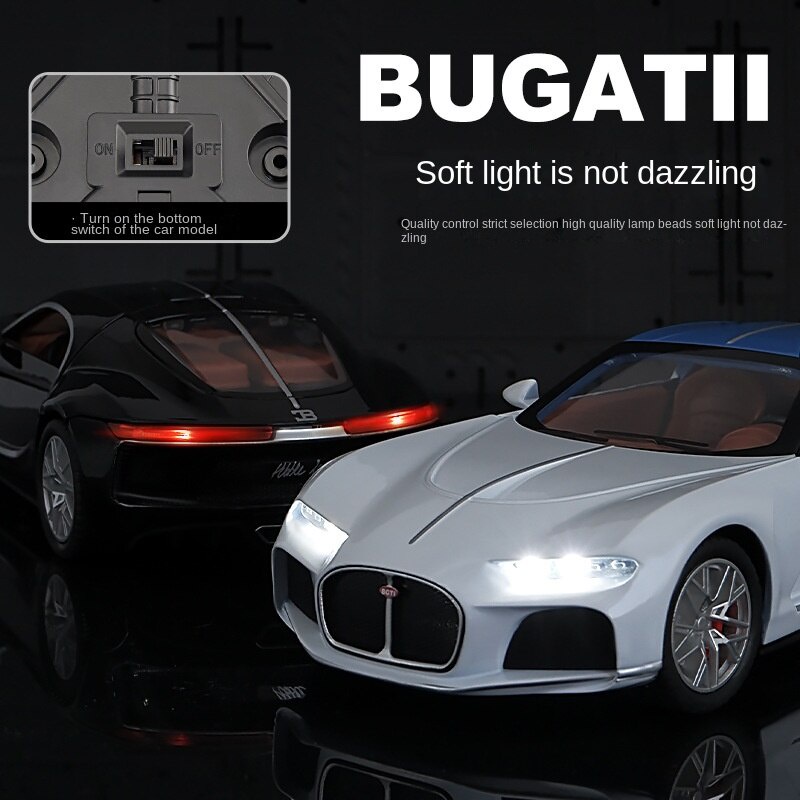 โมเดลรถยนต์-bugatti-atlantic-ขนาด-1-24-เหมาะกับของขวัญวันเกิด-ของเล่นสําหรับเด็กผู้ชาย