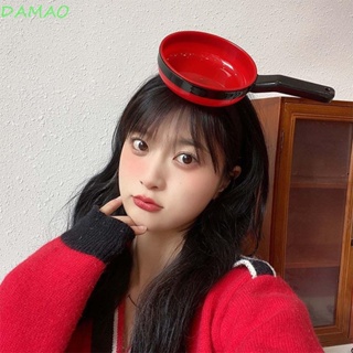 Damao ที่คาดผมอาหารจําลอง บุคลิกไม่ซ้ําใคร ไข่ดาว การ์ตูน เด็กผู้หญิง ตลก ที่คาดผม สไตล์เกาหลี