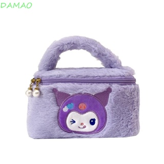 Damao กระเป๋าเครื่องสําอาง กระเป๋าโท้ท ลายสุนัข Kuromi Melody น่ารัก แฟชั่น