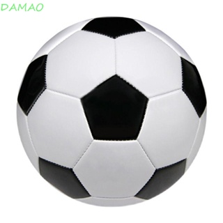 Damao ลูกบอลฟุตบอล PVC นิ่ม ขนาด 5 ไซซ์ 3 สีดํา สีขาว สําหรับเด็ก