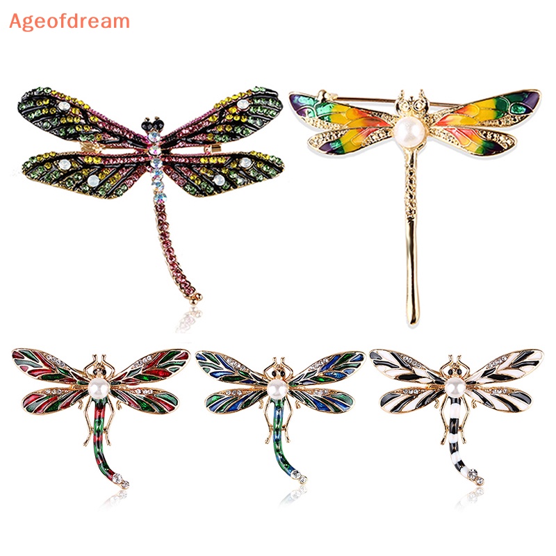 ageofdream-ใหม่-เข็มกลัดคริสตัล-รูปแมลงปอ-สัตว์-สไตล์วินเทจ-เครื่องประดับ-สําหรับผ้าพันคอ-ของขวัญ
