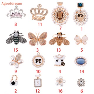 [Ageofdream] รองเท้าแตะ ประดับเพชรเทียม Ch เหมาะกับฤดูร้อน สําหรับตกแต่ง