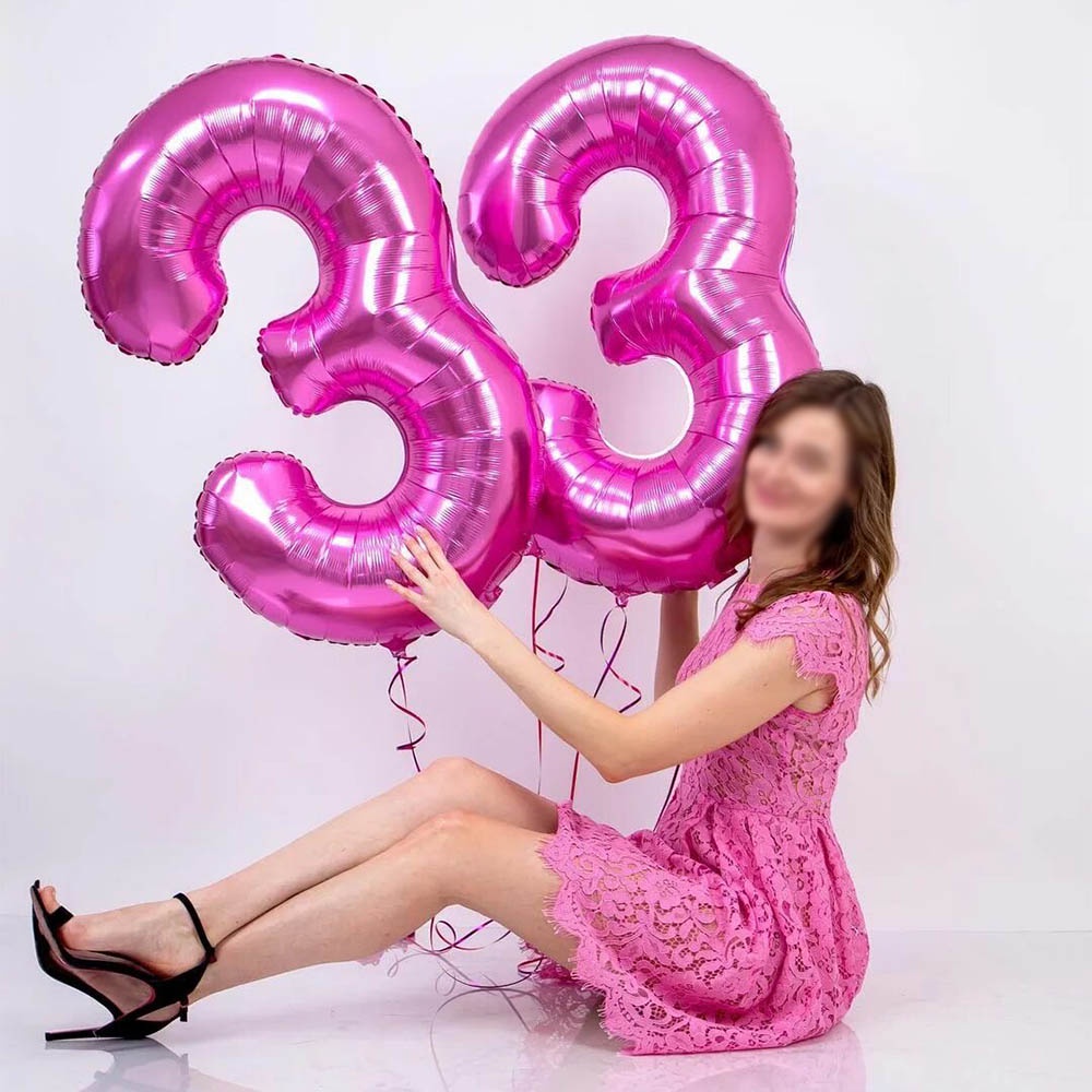 ลูกโป่งฟอยล์อลูมิเนียม-รูปตัวเลข-สีชมพู-32-นิ้ว-สําหรับตกแต่งปาร์ตี้วันเกิด-งานแต่งงาน-วันครบรอบ-เบบี้ชาวเวอร์