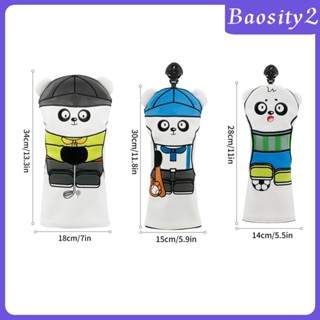 [Baosity2] ปลอกคลุมหัวไม้กอล์ฟ ลายตัวเลขน่ารัก พร้อมป้ายแท็กตัวเลข 4 ชิ้น