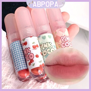 Abpopa Beauty PINK COCO ลิปสติก เนื้อแมตต์กํามะหยี่ ติดทนนาน