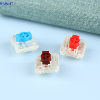 Awht Gateron สวิตช์โปรไฟล์ต่ํา 2.0 สีแดง สีน้ําตาล 3 pins สําหรับคีย์บอร์ด Air75 Air60 K1 K3 K7