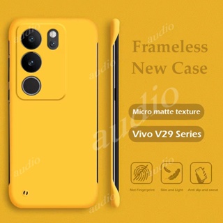 เคสโทรศัพท์มือถือ PC แข็ง ผิวด้าน ไร้กรอบ กันกระแทก สําหรับ Vivo V29 Pro Lite V29Pro V29Lite V29E 5G 2023 V 29 29Pro 29E VivoV29