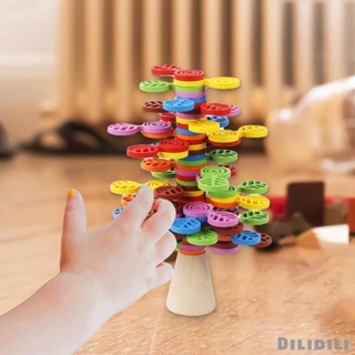 [ Montessori ของเล่นไม้ บล็อกสมดุล สําหรับทุกเพศ ทุกวัย ของขวัญวันเกิด