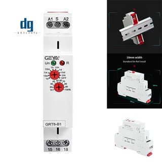  Geya GRT8-B1 Off Delay Time Relay รีเลย์ตั้งเวลาอิเล็กทรอนิกส์ ประเภท 16A, GRT8-B1