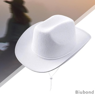 [Biubond] หมวกคาวบอย หมวกคาวบอย สําหรับการแสดงบนเวที ทุกเพศ ผู้ใหญ่ ผู้ชาย ผู้หญิง