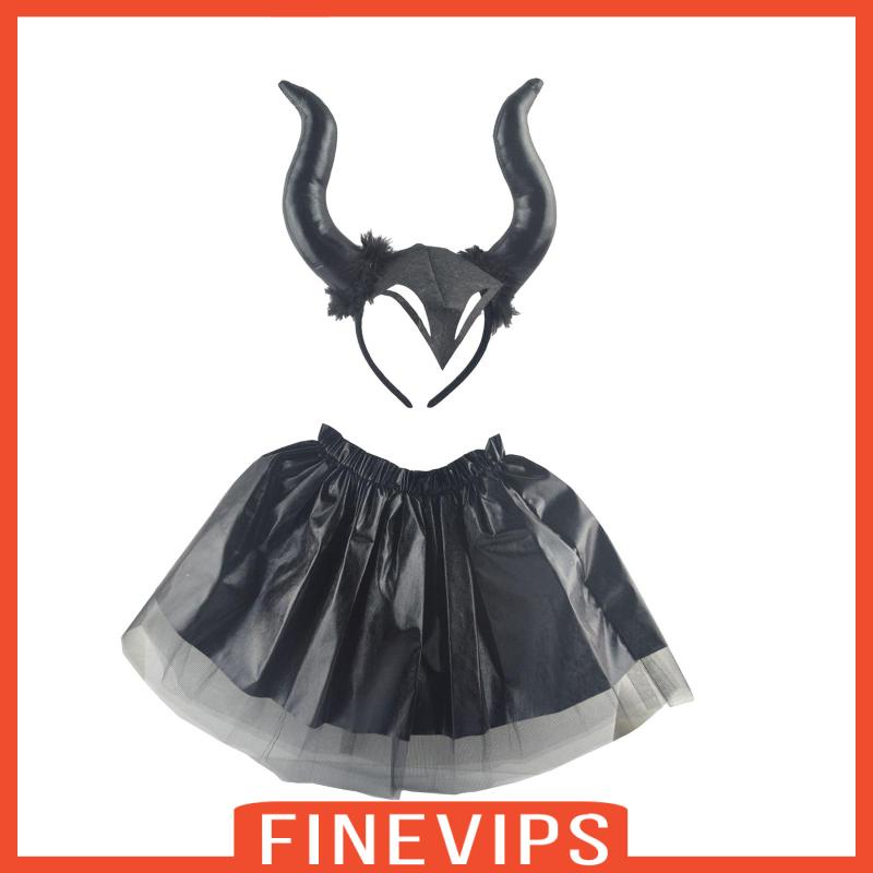 finevips-ที่คาดศีรษะ-พร็อพคอสเพลย์-ปีศาจ-ฮาโลวีน-สําหรับปาร์ตี้วันเกิด