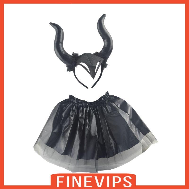 finevips-ที่คาดศีรษะ-พร็อพคอสเพลย์-ปีศาจ-ฮาโลวีน-สําหรับปาร์ตี้วันเกิด