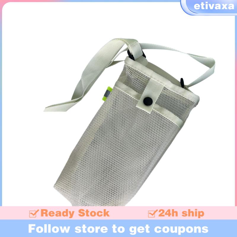 etivaxa-กระเป๋าสะพายไหล่-ผ้าตาข่าย-สําหรับใส่ขวดน้ํา-ยิม-กลางแจ้ง-พายเรือ-เดินทาง-กีฬา