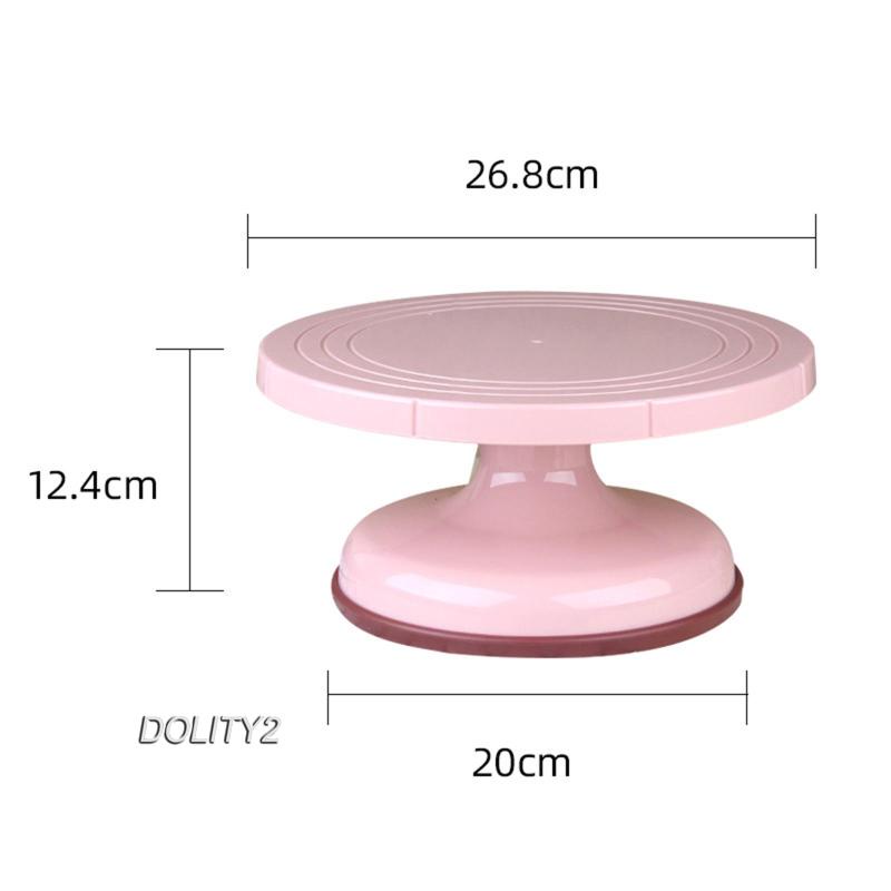 dolity2-แท่นวางเค้ก-ทรงกลม-หมุนได้-น้ําหนักเบา-ประกอบง่าย-สําหรับตกแต่งคัพเค้ก