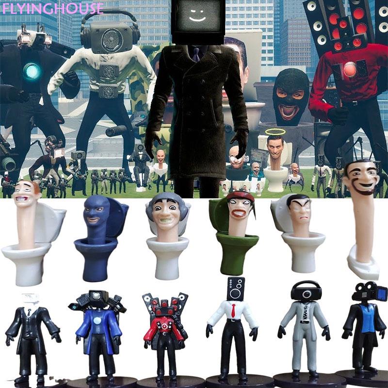12-ชิ้น-โมเดลตุ๊กตาฟิกเกอร์-skibidi-toilet-action-figure-speakerman-tv-man-monitor-man-ของเล่นสําหรับเด็ก-เก็บสะสม-ของขวัญ