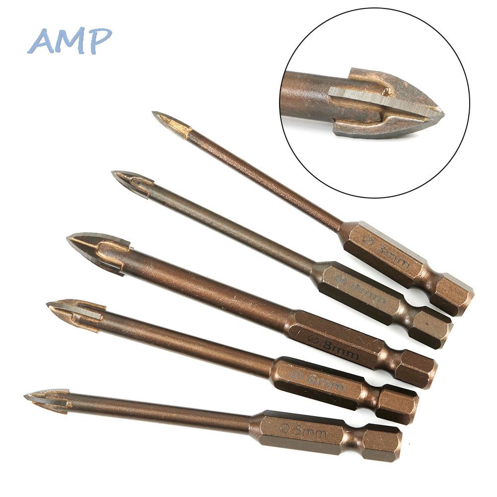 new-8-drill-hole-opening-power-tools-opening-neat-universal-5pcs-cross-drilling-tool
