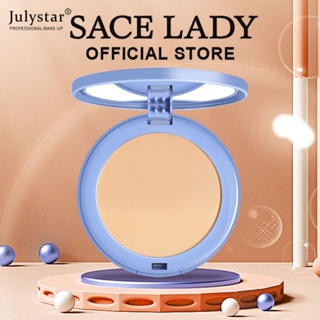 JULYSTAR Original Sace Lady Oil-control Compact Powder Waterproof Matte Face Powder