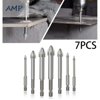 ⚡NEW 8⚡Drill Bit Multifunctional Universal 7Pcs Cemented Carbide Drilling Tool