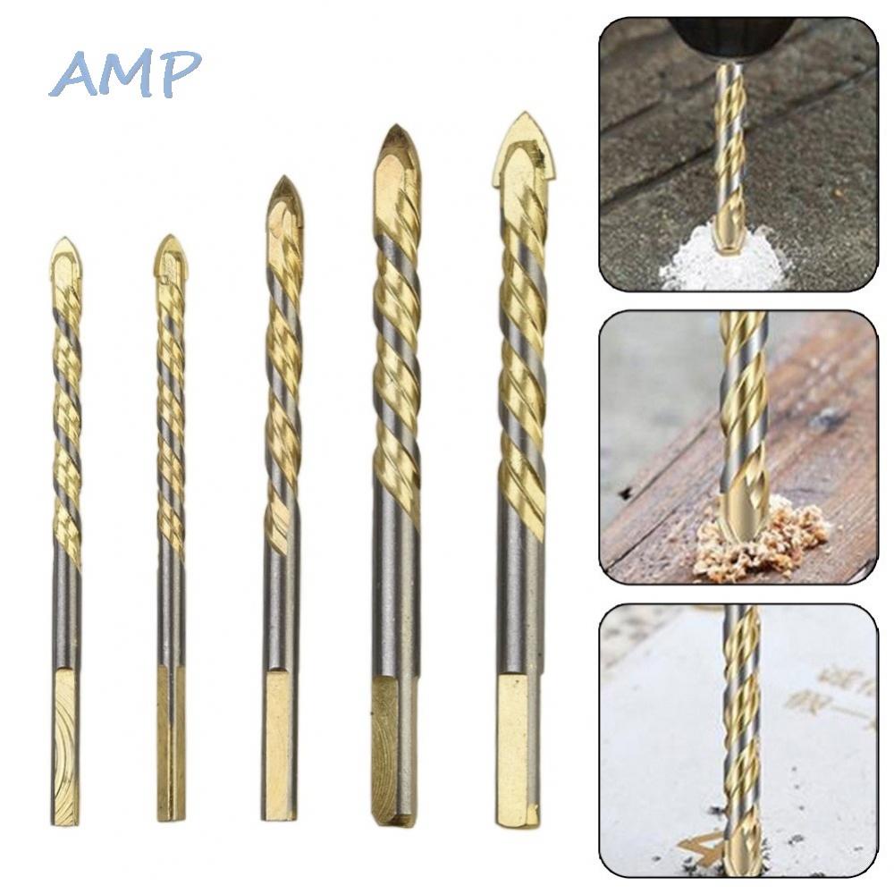 new-8-drill-bit-gold-high-hardness-punching-hole-triangle-drill-ceramic-tile