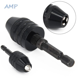 ⚡NEW 8⚡Black Converter Hexagonal Shank 0.3-6.5mm 71x22mm Aluminum Alloy Drill Chuck