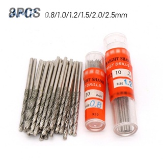 ⚡NEW 8⚡High Quality Brand New Drill For Glass Tipped 0.8mm-2.5mm 8pcs Jewelry