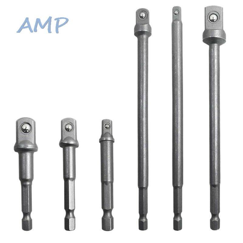 new-8-socket-adapter-drill-bit-150mm-1-4-3-8-1-2-silver-chrome-vanadium-steel-tools
