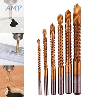 ⚡NEW 8⚡6* HSS High Speed Steel Titanium Coated Drill Bits 3/4/5/6/6.5/8mm Set