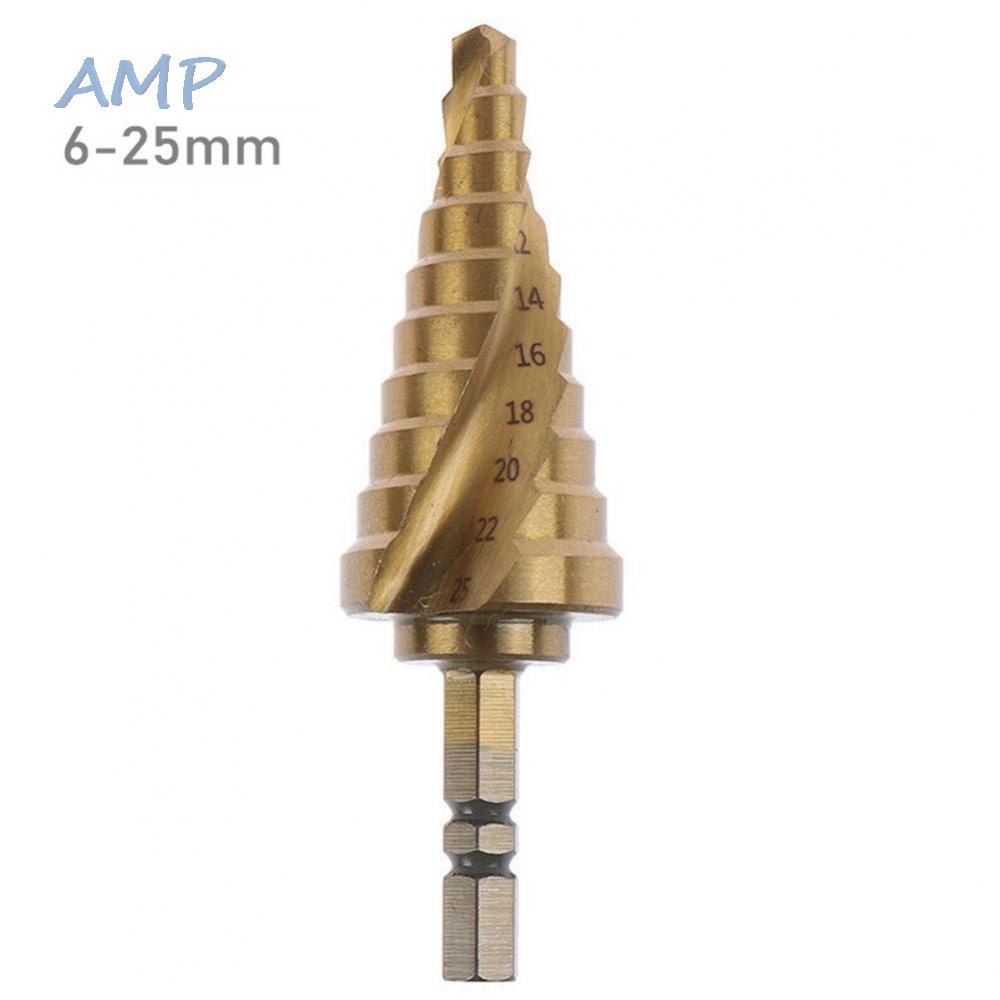 new-8-step-drill-bit-drill-bit-gold-high-speed-steel-hole-cutter-metal-drilling