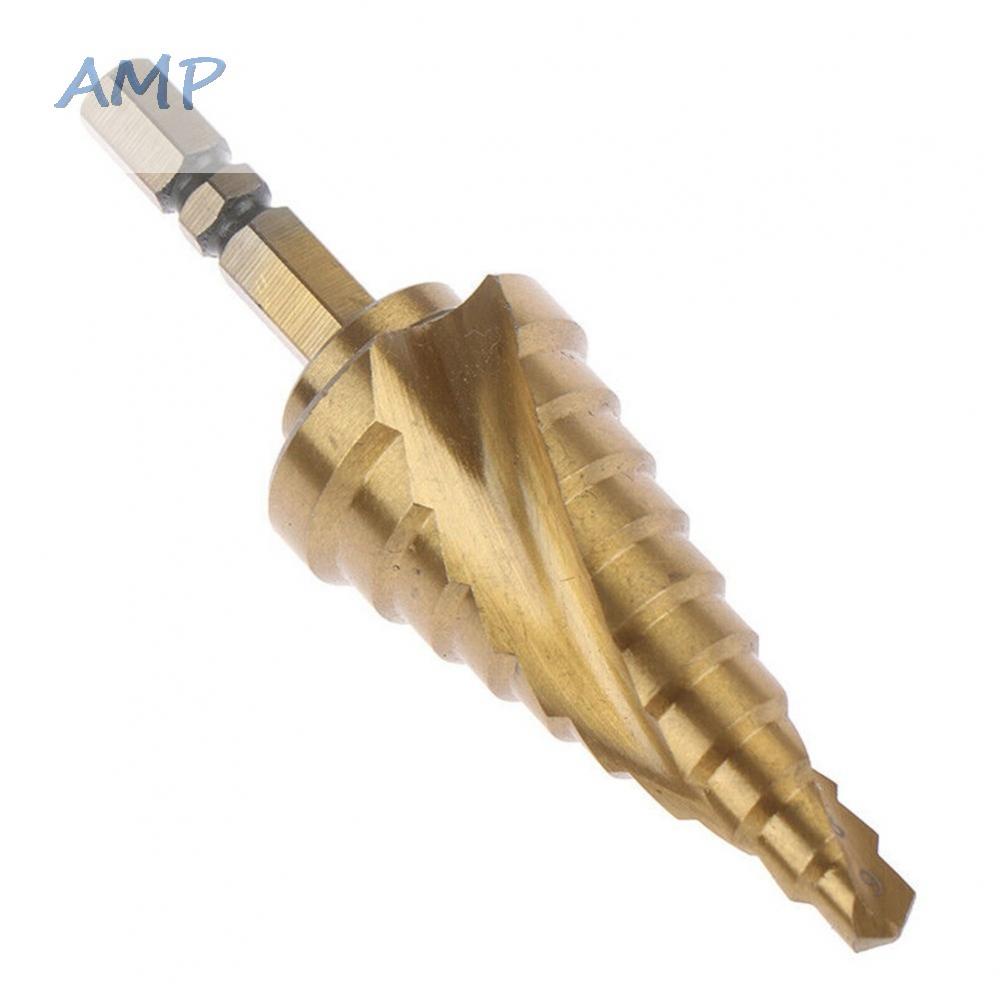 new-8-step-drill-bit-drill-bit-gold-high-speed-steel-hole-cutter-metal-drilling