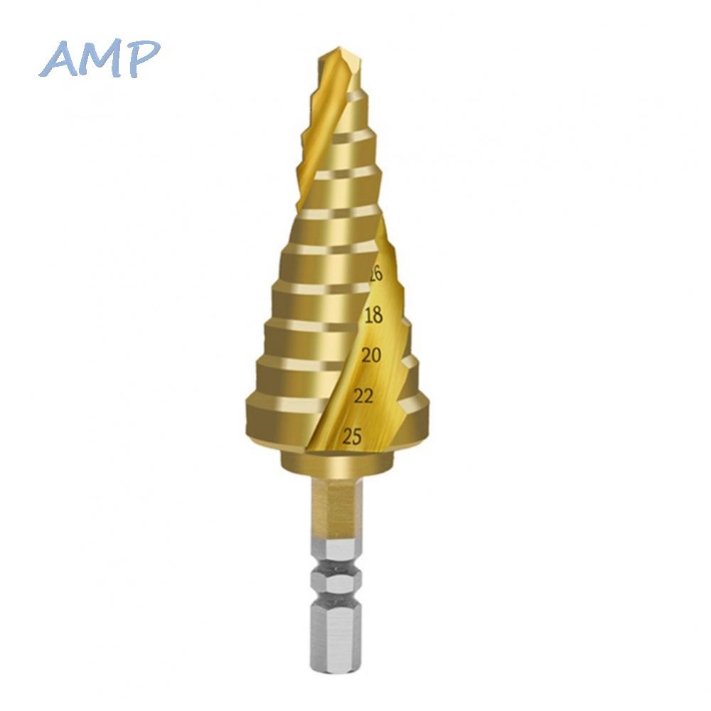 new-8-step-drill-bit-drill-bit-gold-high-speed-steel-hole-cutter-metal-drilling