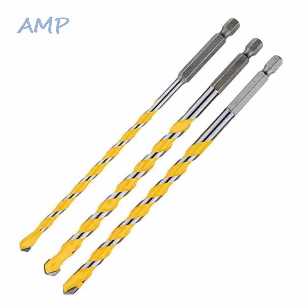 new-8-drill-bit-3pcs-for-concrete-brick-stone-silver-yellow-workshop-equipment