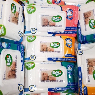 🔥ทิชชู่เด็ก ทิชชู่เปียก อ่อนโยน เด็กใช้ได้ ห่อใหญ่มาก Baby Wipes สูตรน้ำบริสุทธิ์ ผ้านุ่มชุ่มชื้น