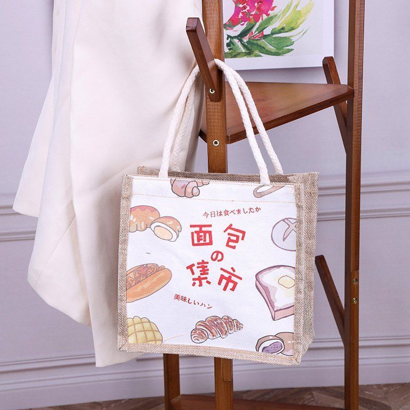 cute-lunch-box-bag-lunch-bag-girls-work-makeup-bag-waterproof-zipper-simple-handbag-lunch-bag