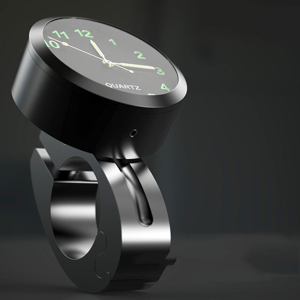 Waterproof Motorcycle Handlebar Mount Clock Cnc Bycicle Handlebar Clock For 7 8 To 1 1 4