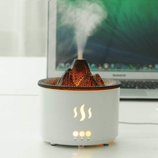 3D Volcano Aroma Diffuser Air Humidifier เครื่องกระจายความหอมเครื่องเพิ่มความชื้นในอากาศ LED Aroma Lamp Aromatherapy