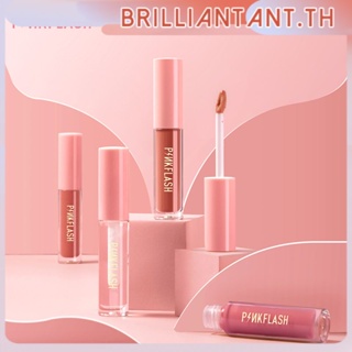 Pinkflash Ohmygloss ลิปกลอสให้ความชุ่มชื้น Shine Shimmer Lip Care 11 สี bri