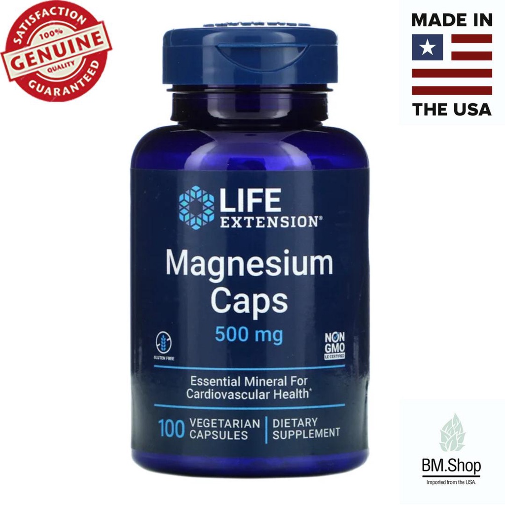 พร้อมส่ง-life-extension-magnesium-caps-500-mg-100-vegetarian-capsules