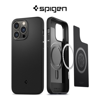 Spigen เคสโทรศัพท์มือถือ ลาย Mag Armor MagFit สําหรับ IPHONE 15 Pro Max IPHONE 15 IPHONE 14 Plus IPHONE 14 IPHONE14 Pro Plus Max