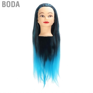 Boda Hair Styling Head Mannequin Vivid Design Long Hairs Braiding Practice for Salon