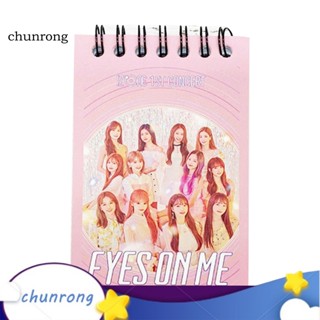 Chunrong สมุดโน้ตไดอารี่ พิมพ์ลาย BTS แบบเกลียว อุปกรณ์เครื่องเขียน สําหรับโรงเรียน สํานักงาน