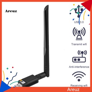 Are อะแดปเตอร์การ์ดเครือข่าย Wi-fi 6 ความเร็วสูง 5ghz 2.4ghz พร้อมอินเตอร์เฟซ Usb 3.0 สําหรับแล็ปท็อป เดสก์ท็อป